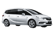 Vauxhall Zafira 5 plus 2 minibus hire in Barnet