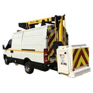 12.5 metre cherry picker 3.5 tonne vehicle for hire